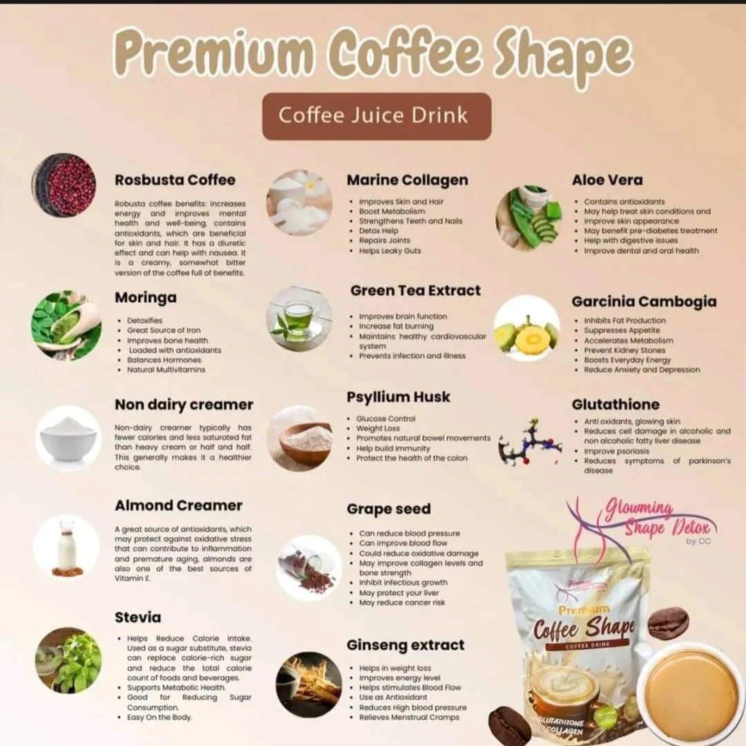 Glowming Shape Detox by CC Coffee Shape | Filipino Beauty Products NZ