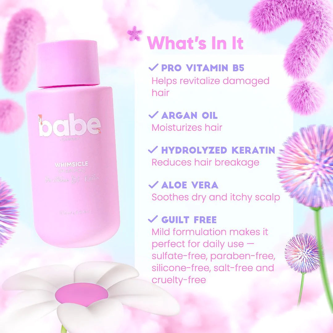 Babe Formula Whimsicle Shampoo AU NZ  - benefits