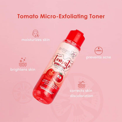 Brilliant Skin Tomato Micro-Exfoliating Facial Set Filipino Beauty NZ AU - toner