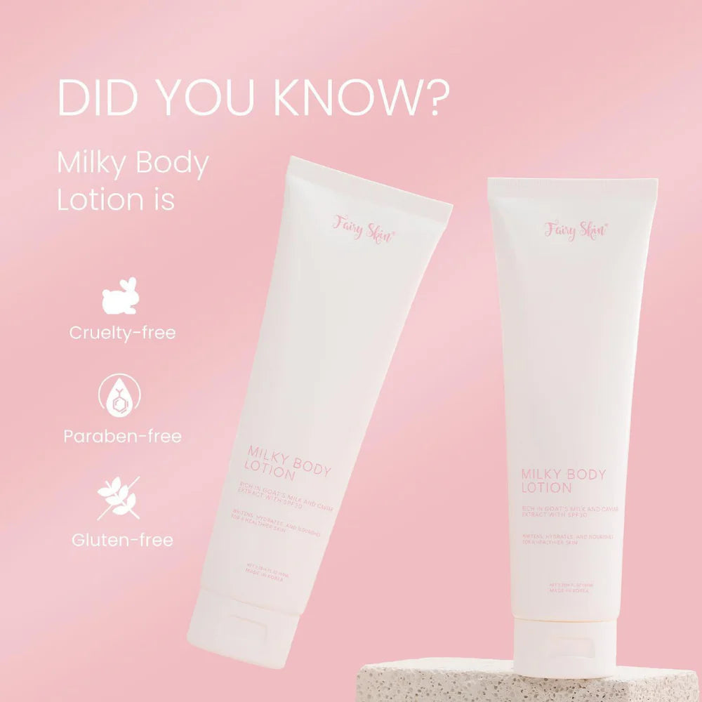 Fairy Skin Milky Body Lotion 100mL AU NZ benefits