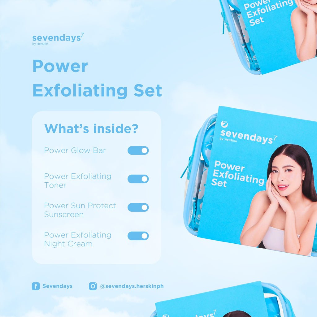 HerSkin SevenDays Power Exfoliating Set | Filipino Skin Care NZ