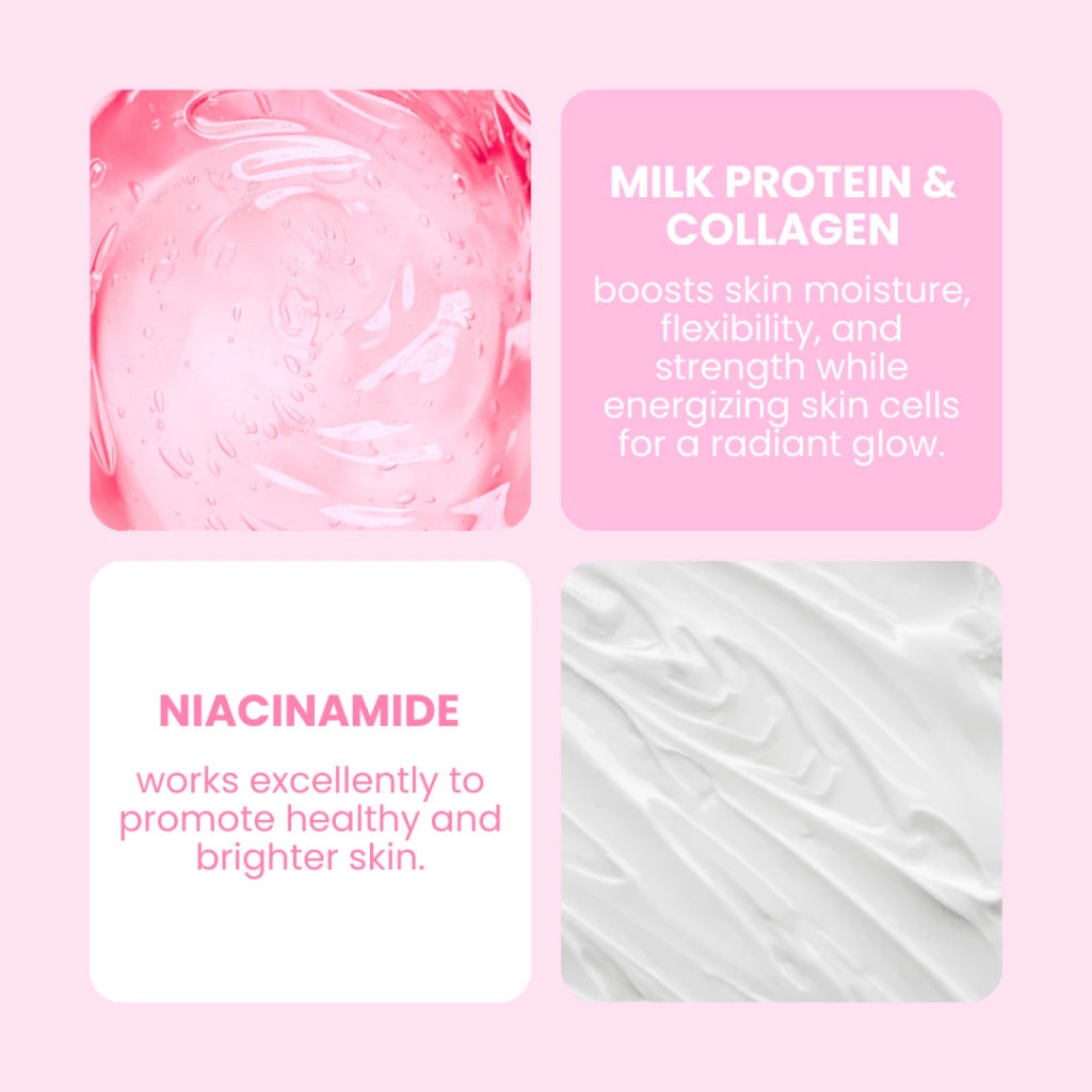 Key ingredients of A Bonne Milk Power Niacinamide Lotion Plus Collagen SPF 20