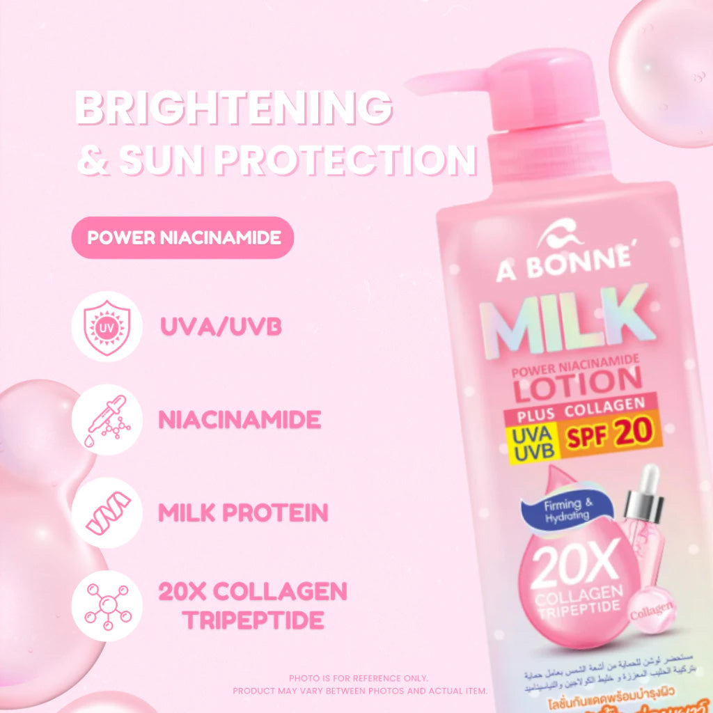 A Bonne Milk Power Niacinamide Lotion Plus Collagen SPF 20 - key benefits