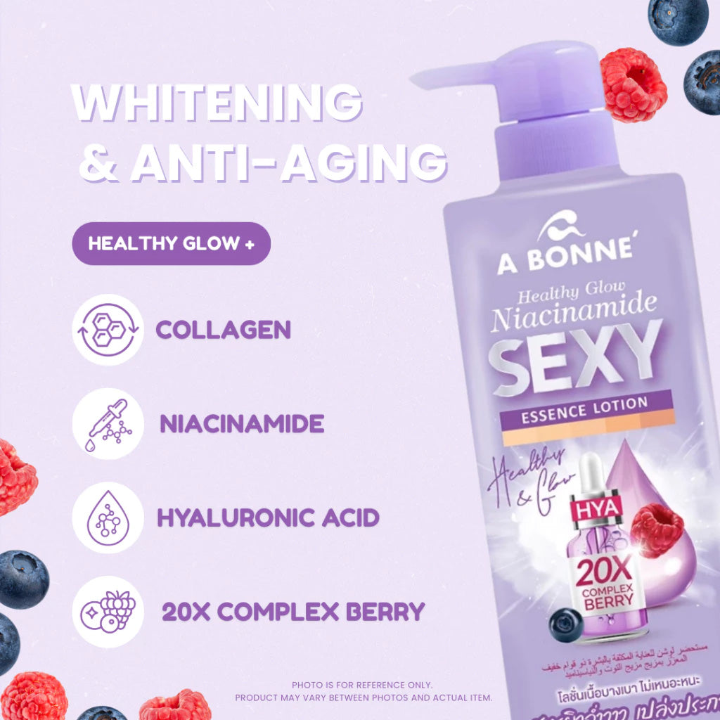 A Bonne Healthy Glow + Niacinamide Sexy Essence Lotion 500ml  Bini Beauty