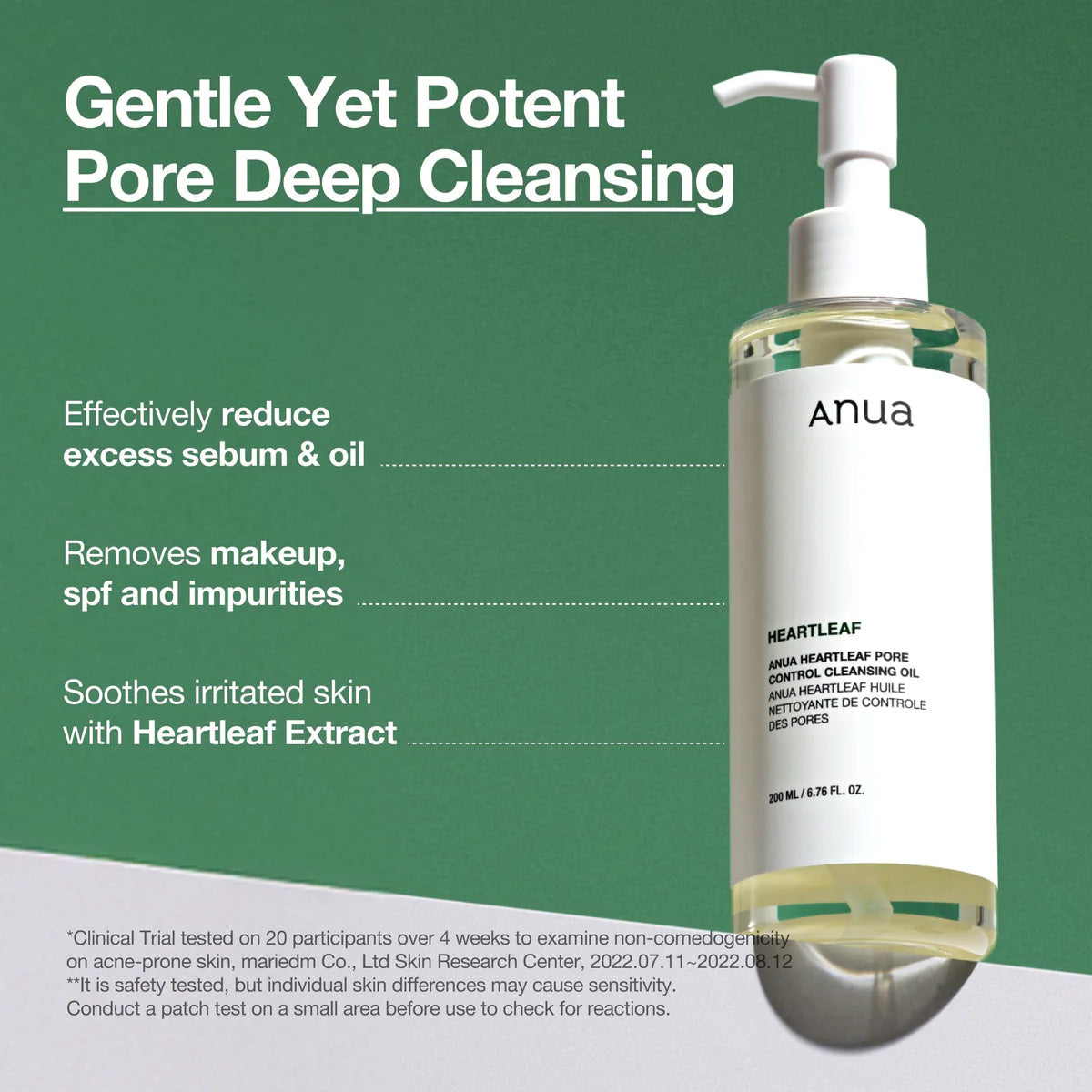 Anua Heartleaf Pore Control Cleansing Oil 200ml benefits