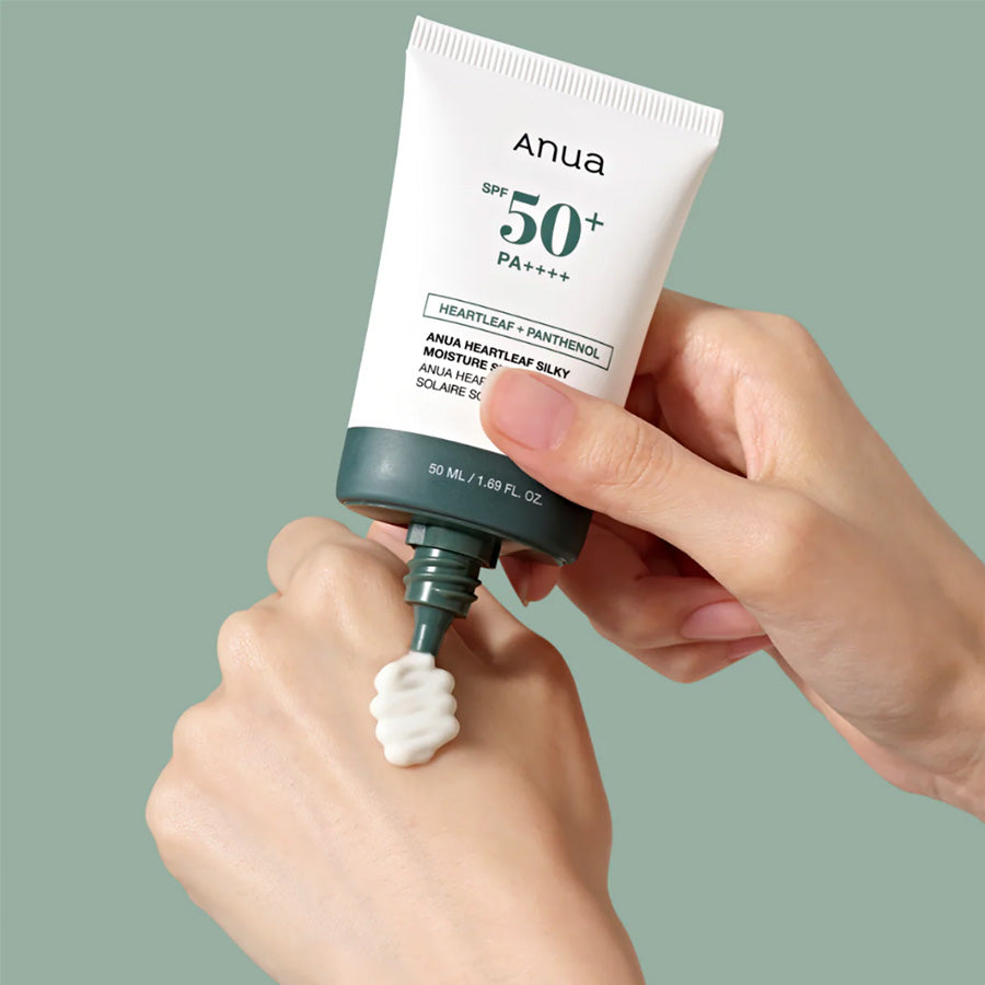 Anua Heartleaf Silky Moisture Sun Cream SPF 50+ PA++++ 50ml
