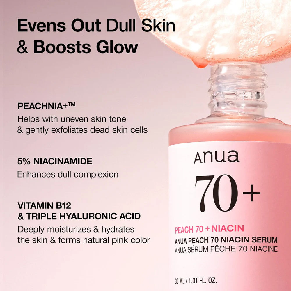 Anua Peach 70 + Niacin Serum 30ml