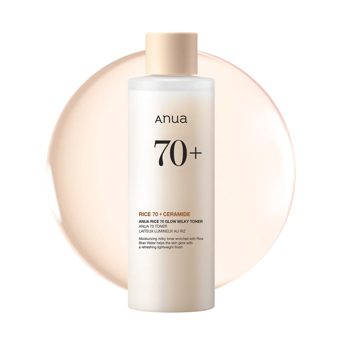 Anua Rice 70 + Ceramide Glow Milky Toner 150ml