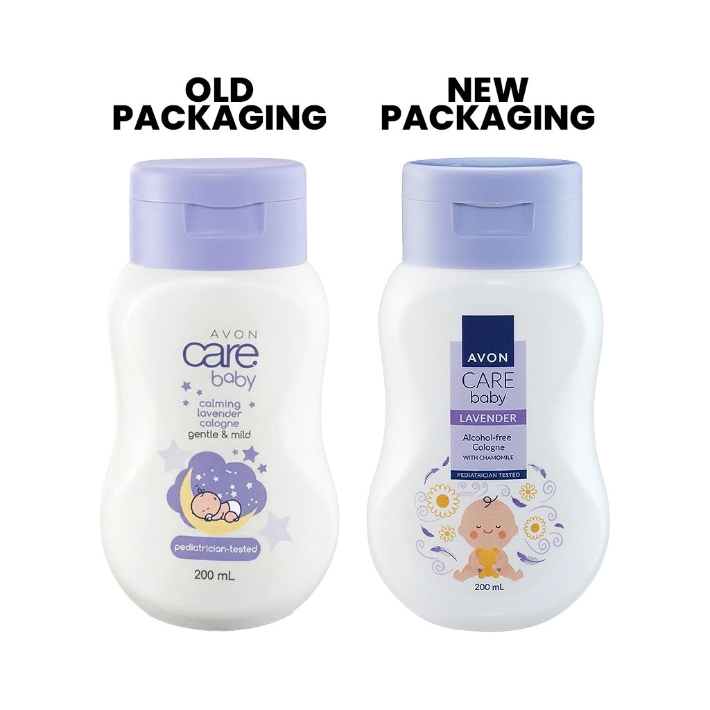 Avon Care Baby Lavender Alcohol-free Cologne with Chamomile 200ml Old & New Packaging
