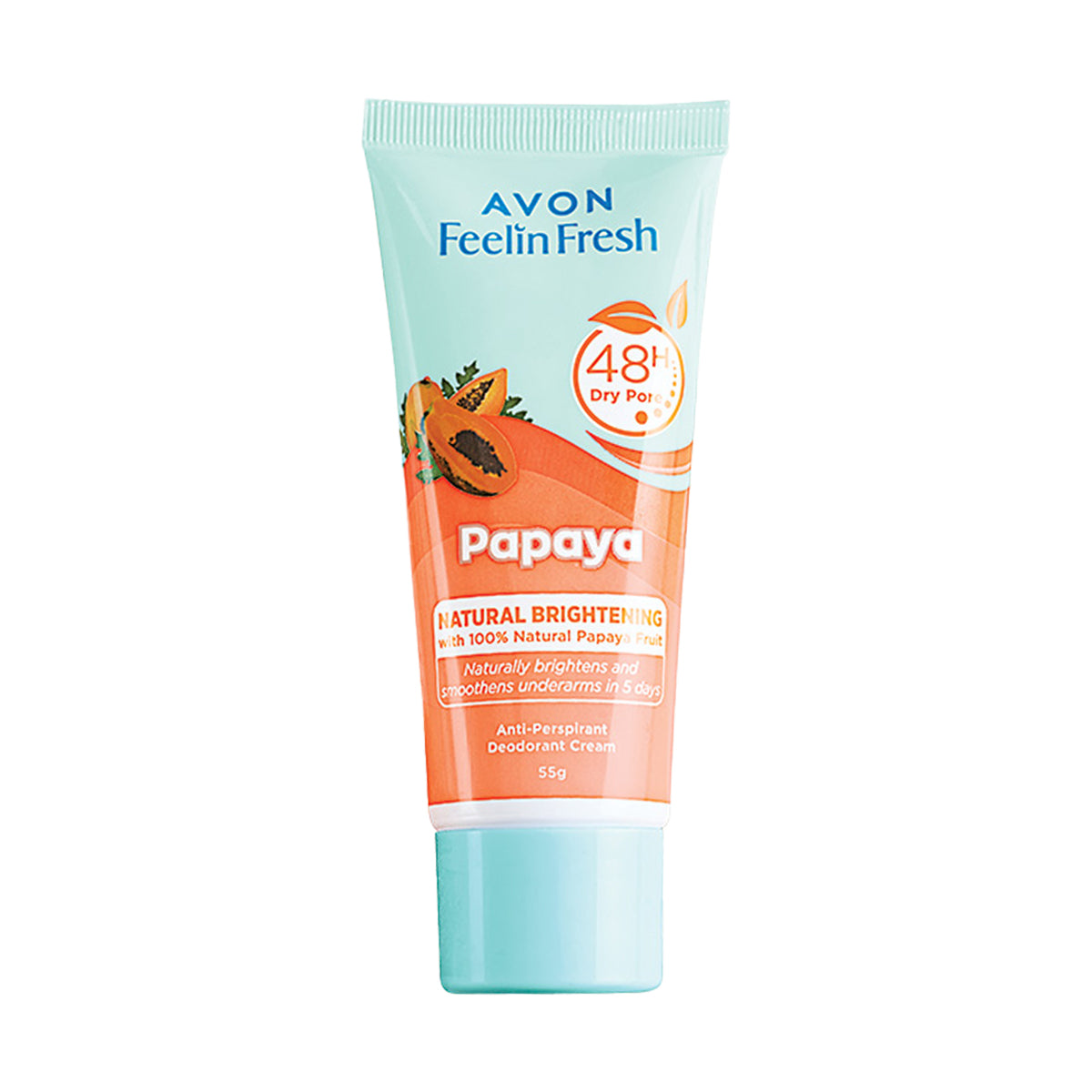 Avon Feelin Fresh Quelch Papaya Anti-Perspirant Deodorant Cream 55g | Bini Beauty AU NZ