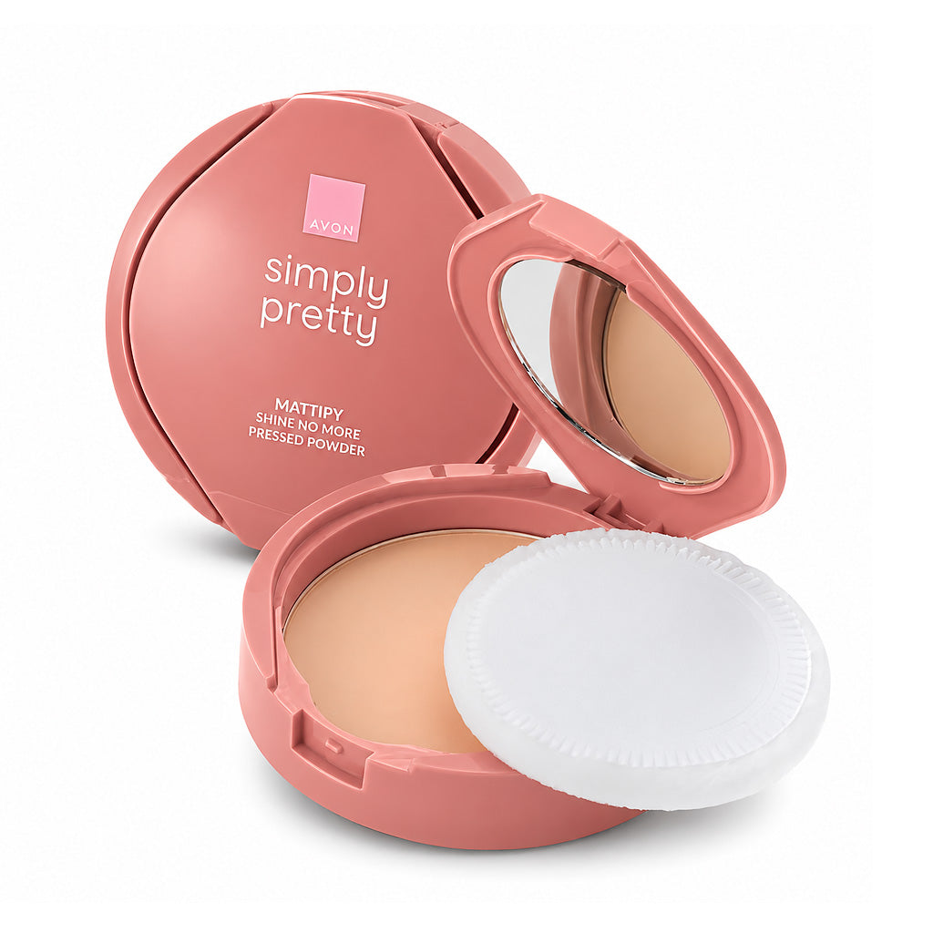 Avon Simply Pretty Shine No More Pressed Powder 10g