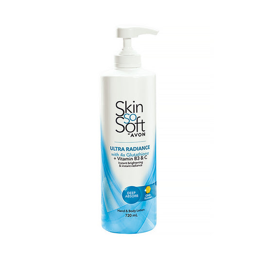 AVON Skin So Soft Ultra Radiance 4x Glutathione Hand & Body Lotion 720 ml | Bini Beauty AU NZ