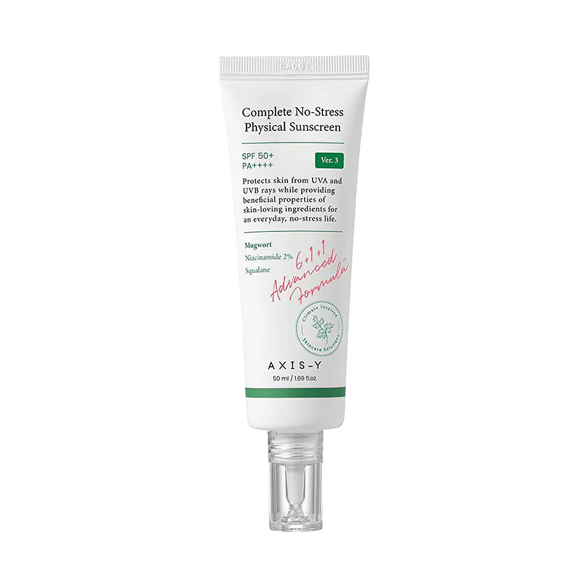 AXIS-Y Complete No-Stress Physical Sunscreen SPF50+ 50ml