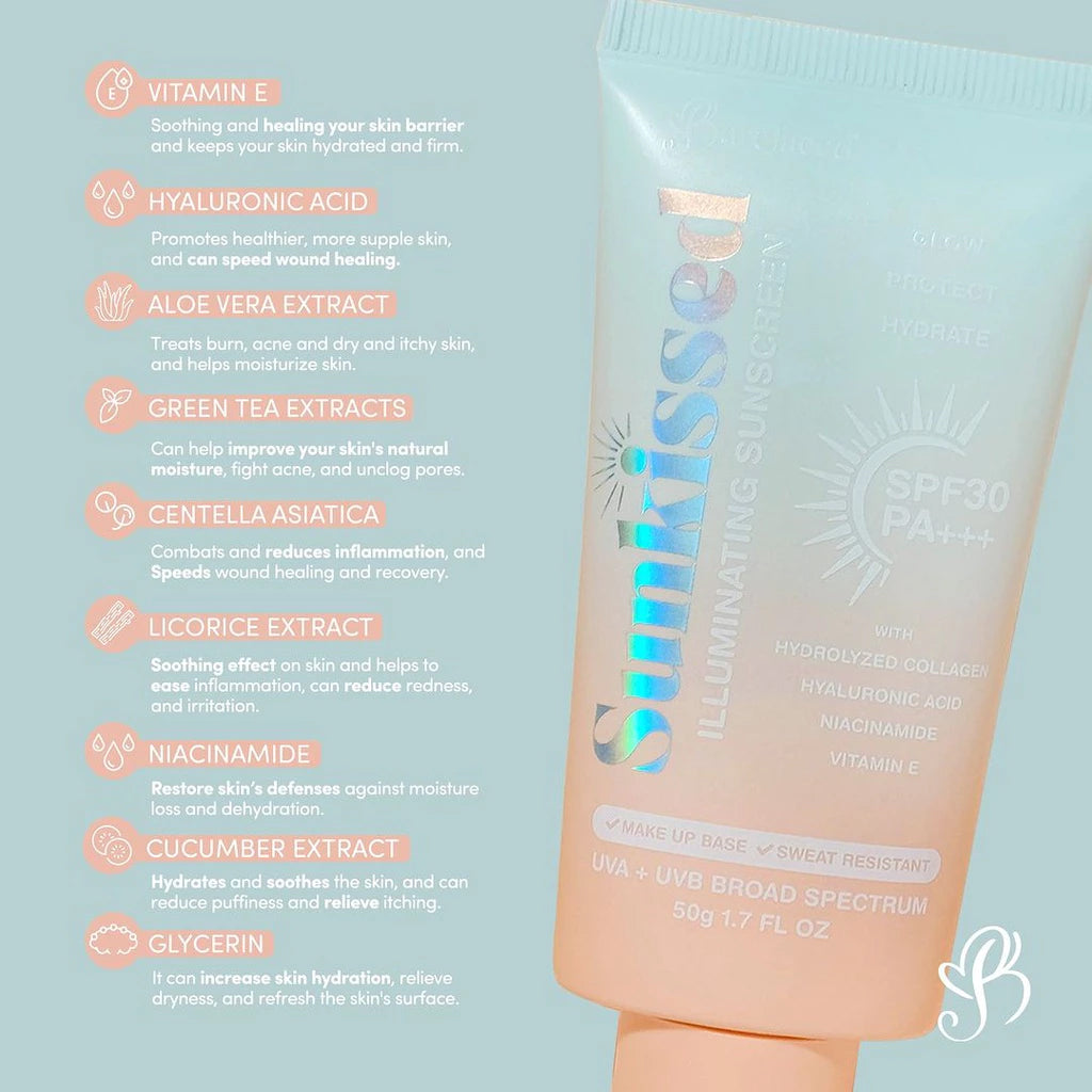 Barefaced Sunkissed Illuminating Sunscreen SPF50+ PA+++ | Bini Beauty AU NZ