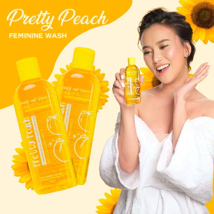 Beauty and Graces Pretty Peach Feminine Wash | Filipino Bath & Body Products NZ AU - feature