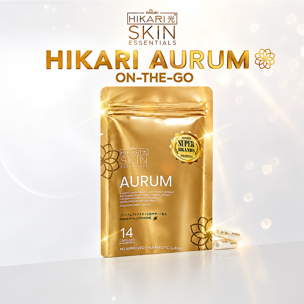 Beauty&U Hikari Skin Essentials Aurum S-Acetyl Glutathione 14 Capsules