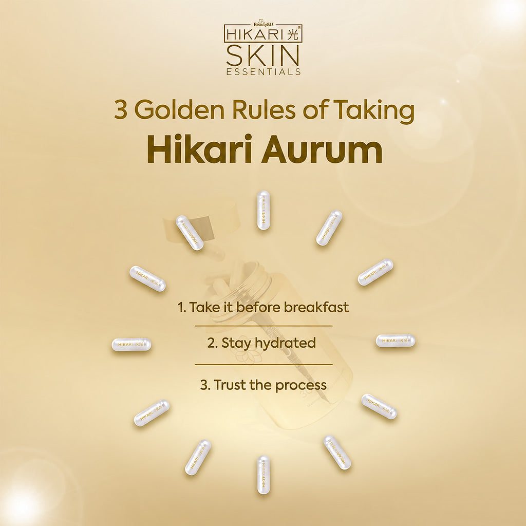 Beauty&U Hikari Skin Essentials Aurum S-Acetyl Glutathione 14 Capsules