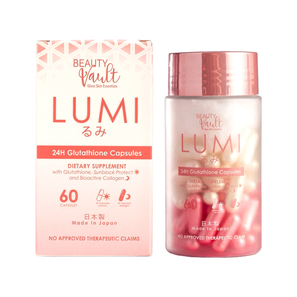 Beauty Vault Lumi 24H Glutathione Capsules