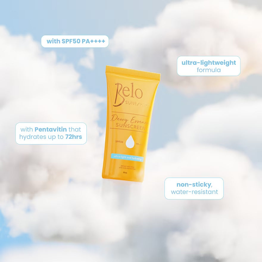 Belo SunExpert Dewy Essence Sunscreen SPF50 PA++++ 30ml - benefits