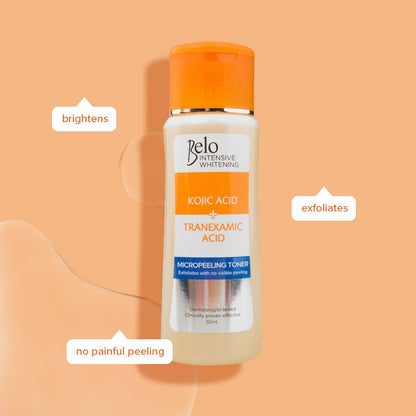 Belo Intensive Whitening Kojic Acid + Tranexamic Acid Micropeeling Toner 60ml