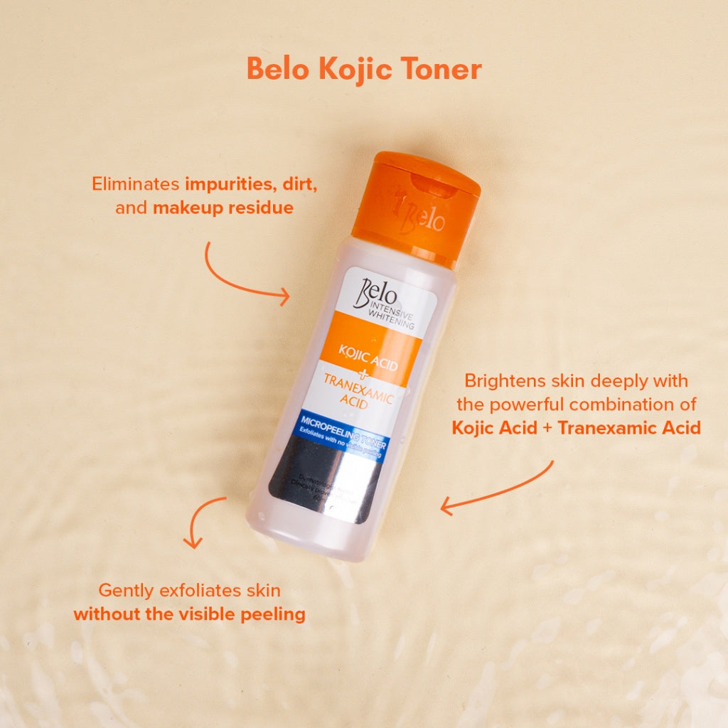 Belo Intensive Whitening Kojic Acid + Tranexamic Acid Micropeeling Toner 60ml