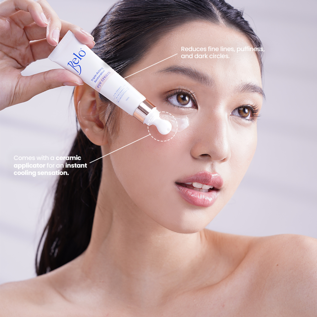 Belo Triple-Acting Restorative Eye Cream | Filipino Skincare Products NZ AU - features