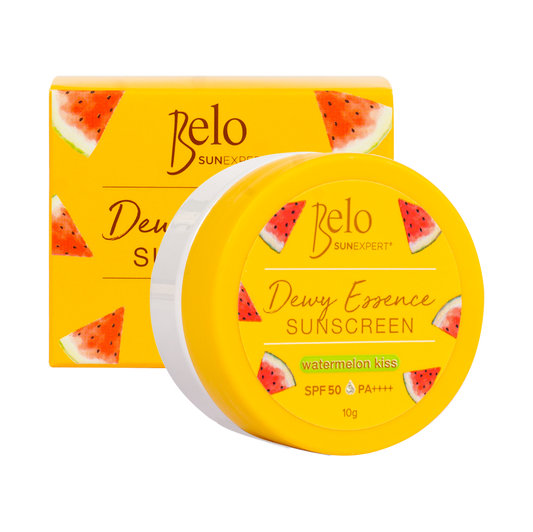 Belo Dewy Essence Sunscreen Watermelon Kiss SPF50 PA++++ - Bini Beauty NZ AU