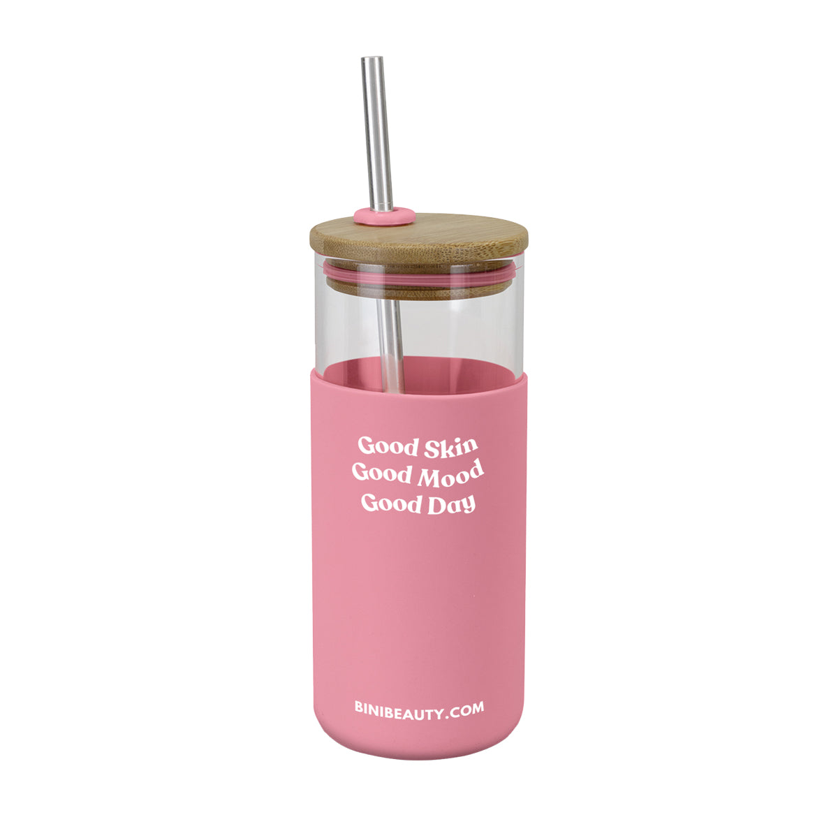 Bini Beauty Good Mood Tumbler in Blush