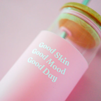 Bini Beauty Good Mood Tumbler in Blush | Bini Beauty