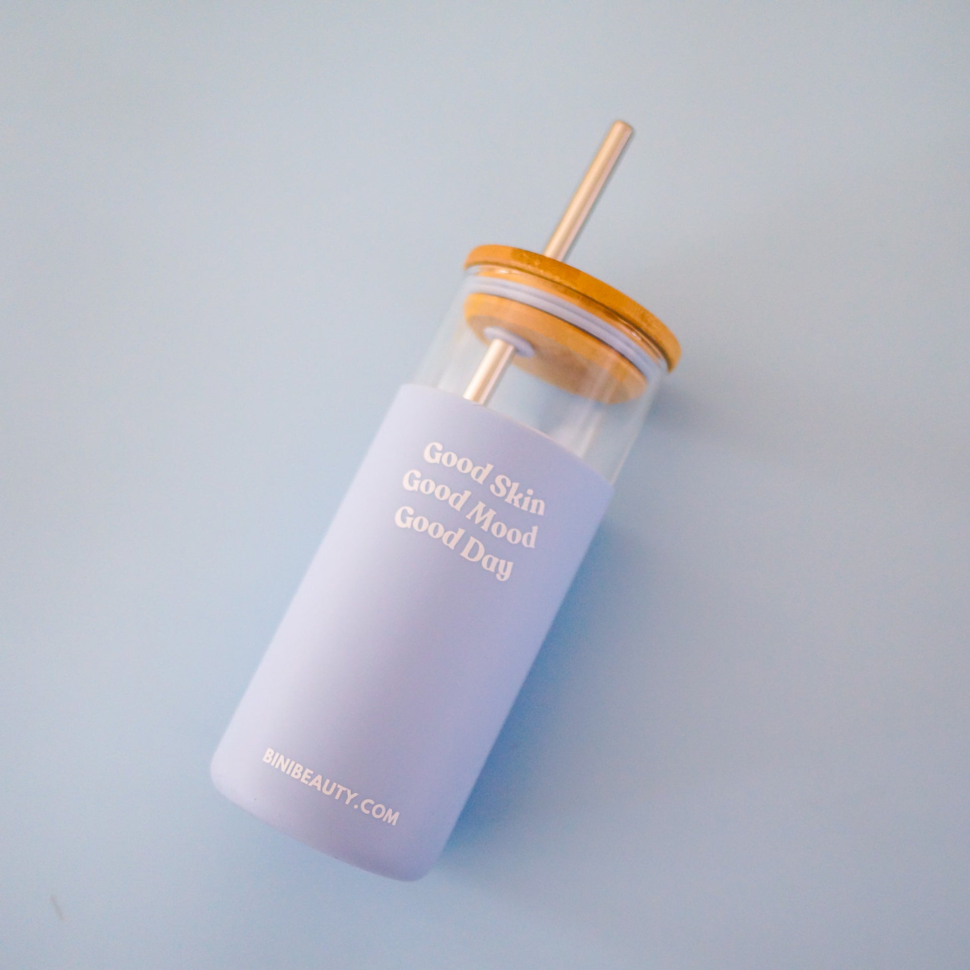 Bini Beauty Good Mood Tumbler in Cloud | Bini Beauty