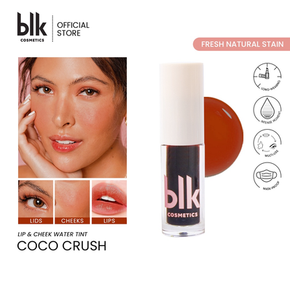 BLK Cosmetics Fresh Lip and Cheek Water Tint | Filipino Skincare NZ AU - coco crush