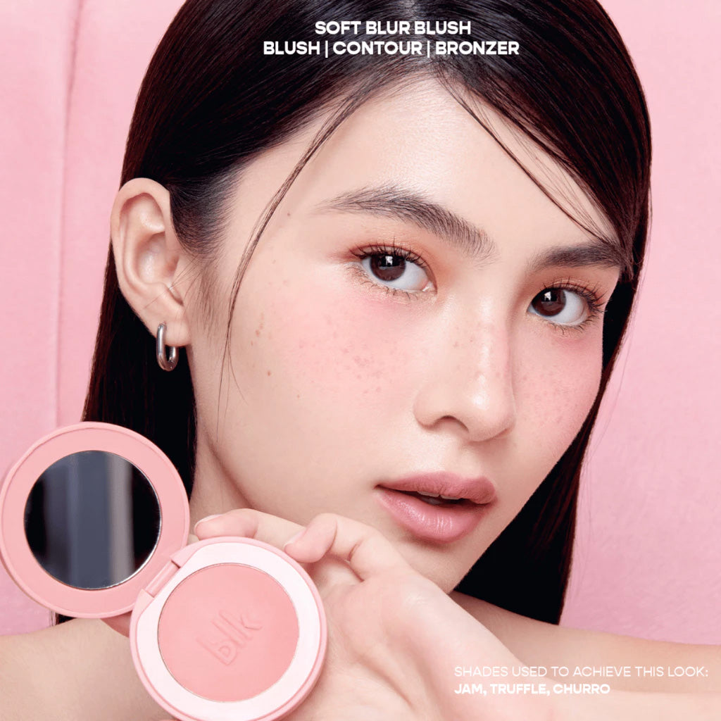 Blk Cosmetics Soft Blur Powder Blush 4g