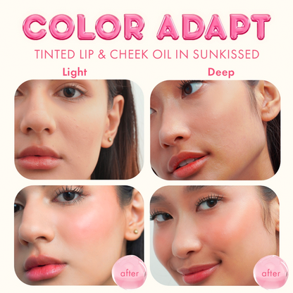 Blk Cosmetics Fresh Color Adapting Lip And Cheek Oil Sunkissed  BLK NZ AU  | Bini Beauty - comparison