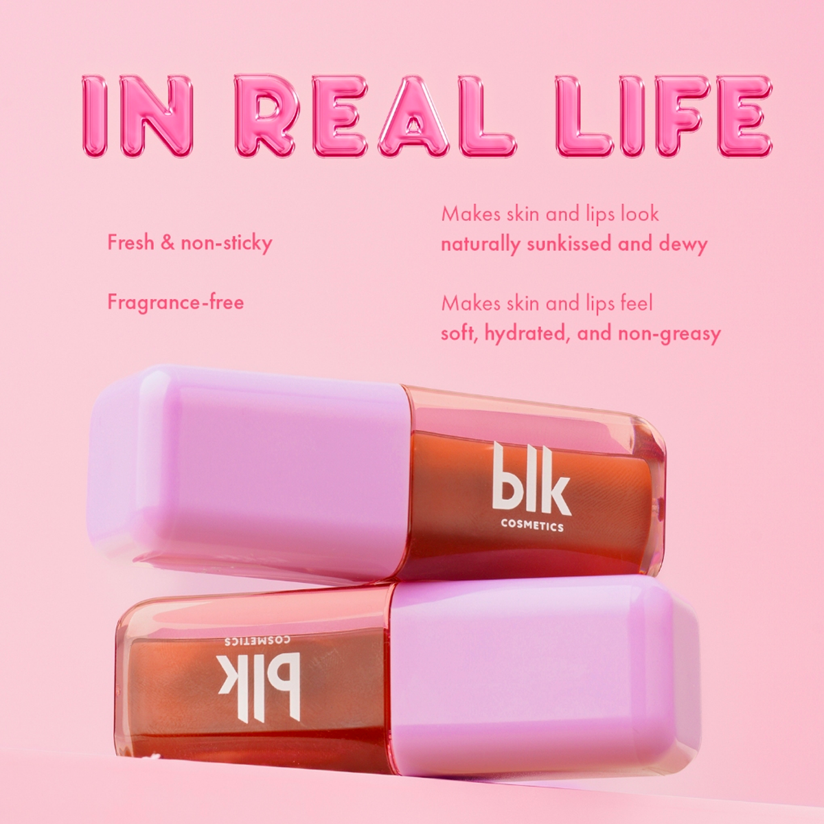 Blk Cosmetics Fresh Color Adapting Lip And Cheek Oil Sunkissed  BLK NZ AU  | Bini Beauty - features