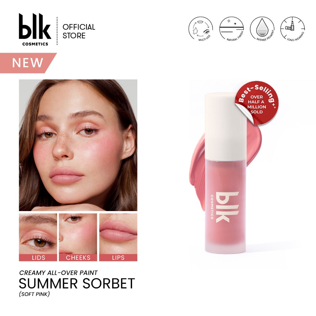 BLK Cosmetics Creamy All-Over Paint - summer sorbet shade