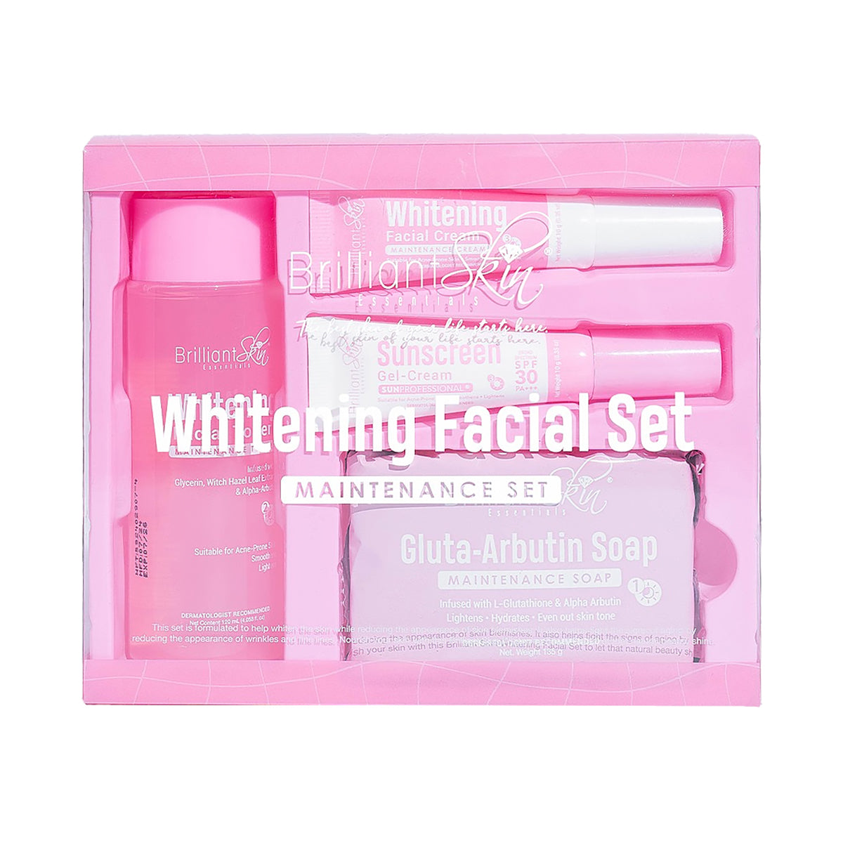 Brilliant Skin Essentials Whitening Facial Set | Bini Beauty NZ AU