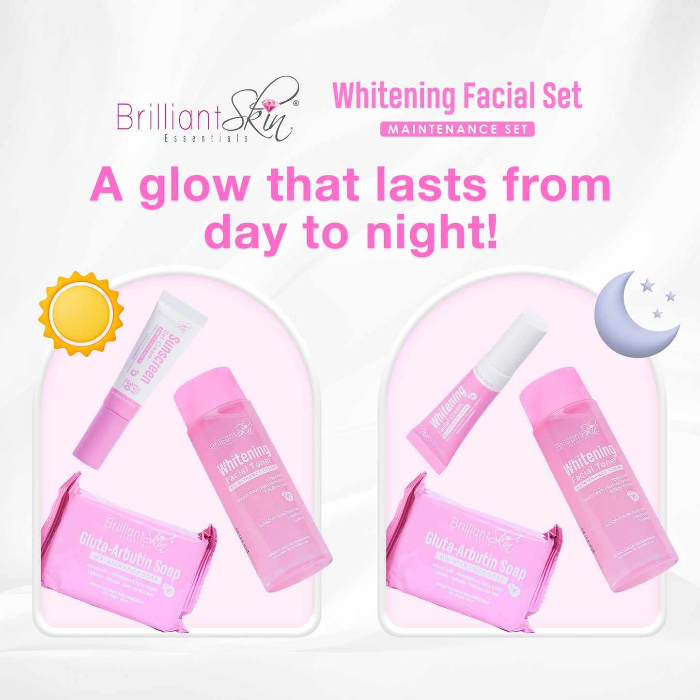 Brilliant Skin Essentials Whitening Facial Set | Bini Beauty NZ AU