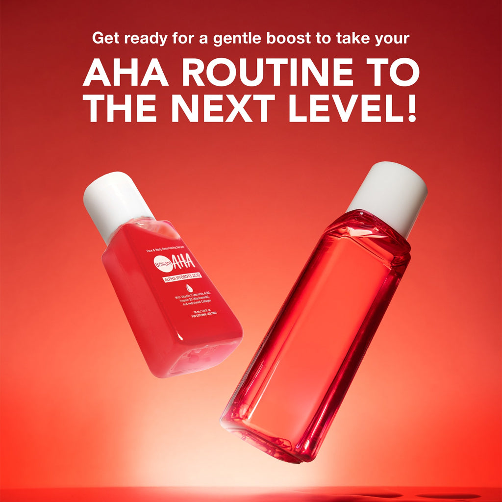 Brilliant Skin AHA Essence + Serum Bundle
