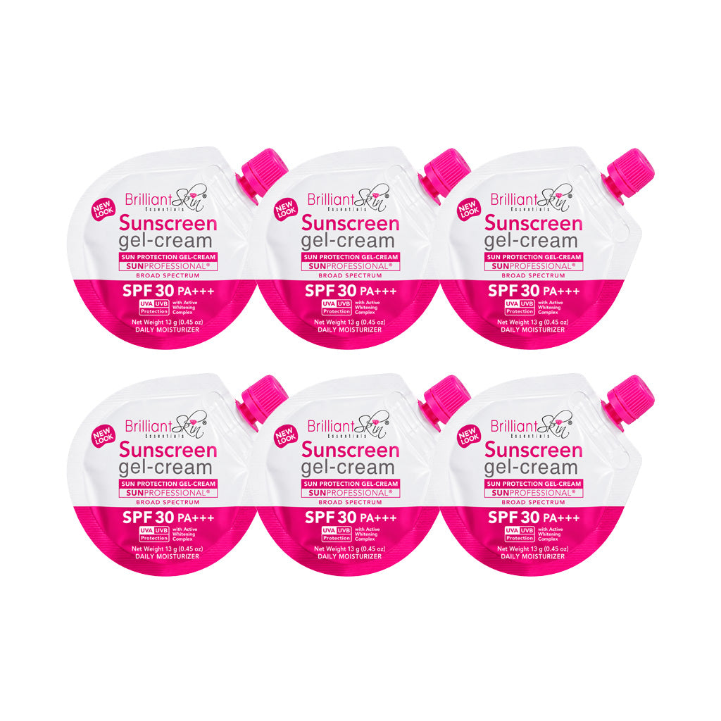 Brilliant Skin Sunscreen Gel-Cream SPF30 PA+++ (6 x 13g)