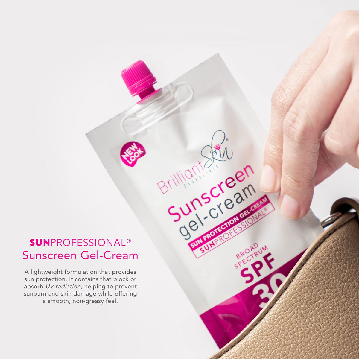 Brilliant Skin Sunscreen Gel-Cream SPF30 50g | Skin Care NZ – Bini
