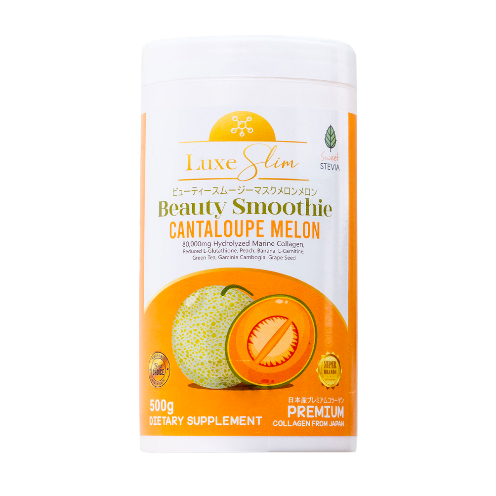 Luxe Slim Cantaloupe Melon Beauty Smoothie 500g | Filipino Supplements NZ AU