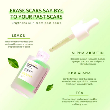 Catt & Co. Bright & Free Scar Removal Serum | Filipino Skincare NZ AU - features
