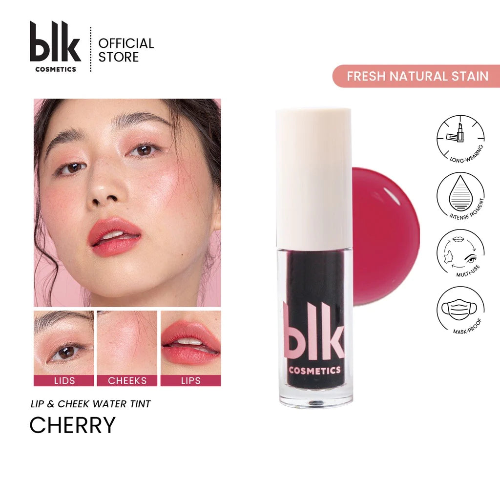 BLK Cosmetics Fresh Lip and Cheek Water Tint | Filipino Skincare NZ AU - cherry