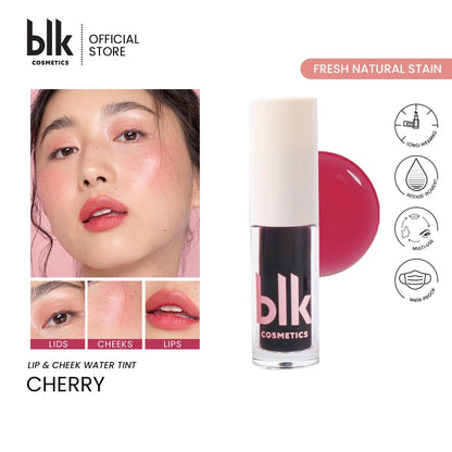 BLK Cosmetics Fresh Lip and Cheek Water Tint | Filipino Skincare NZ AU - cherry