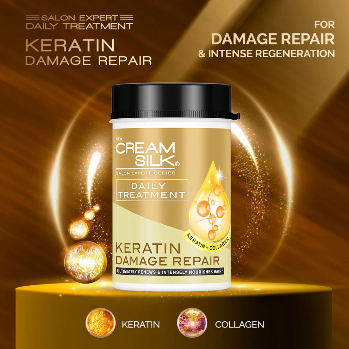 Cream Silk Treatment Keratin Damage Repair 650ml | Bini Beauty AU NZ