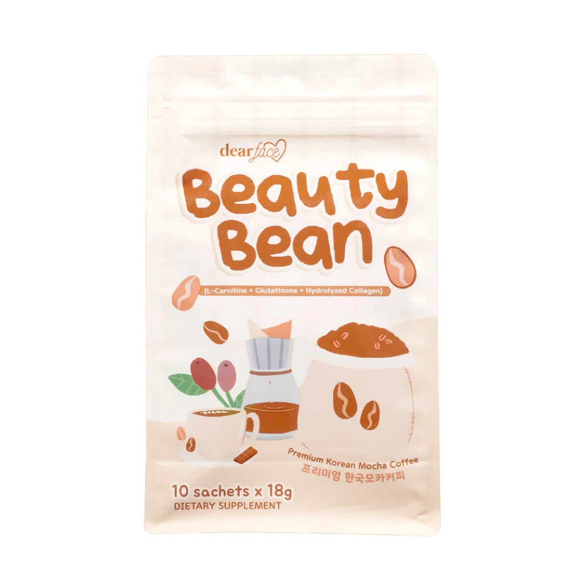 Dear Face Beauty Bean Mocha Coffee
