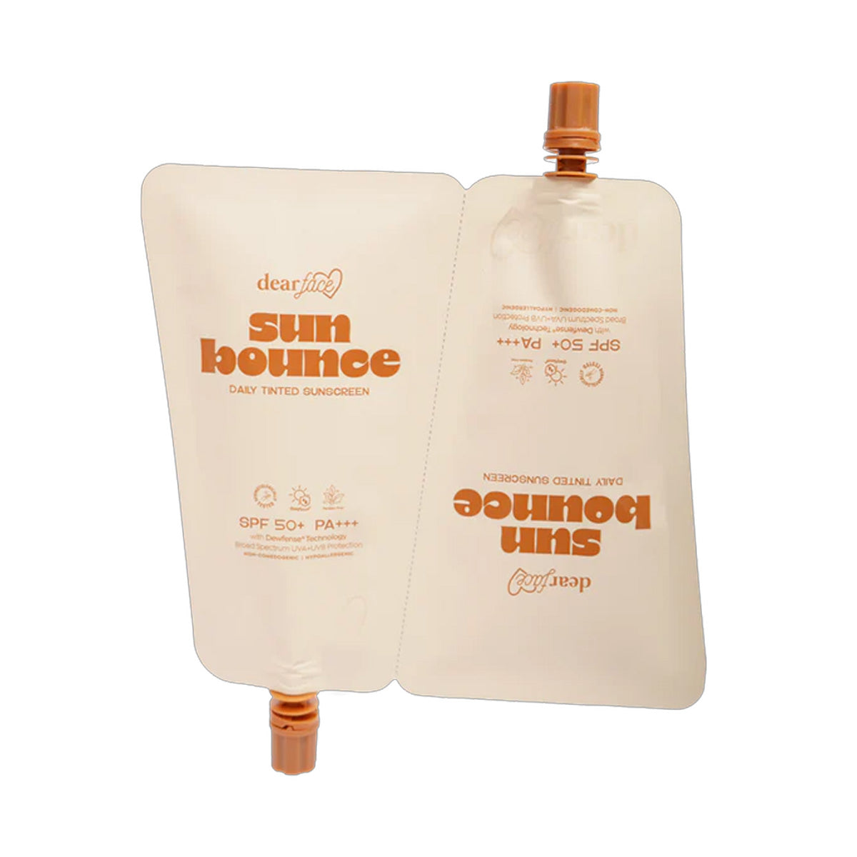 Dear Face Sunbounce Daily Tinted Sunscreen SPF 50+ PA+++ Twin Pack (2 x 30ml)
