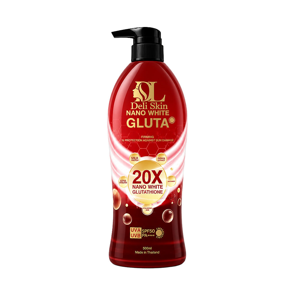 Deli Skin Nano White Gluta Intensive Whitening Lotion SPF50 PA++++ 500ml