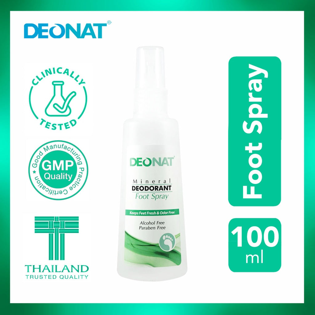 Deonat Mineral Deodorant Foot Spray 100ml | Body Care NZ