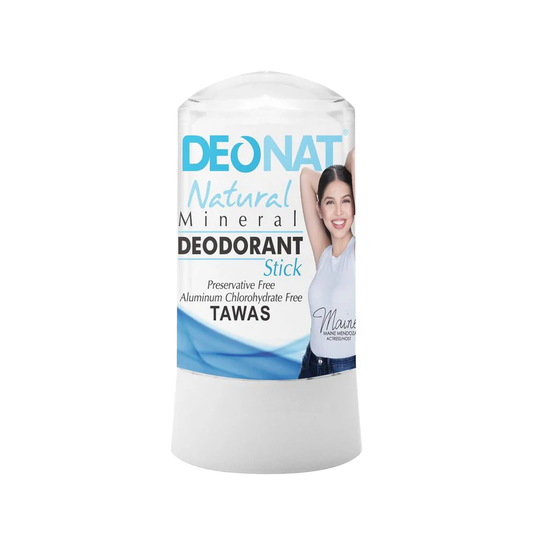 Deonat Natural Mineral Deodorant Stick Tawas | Filipino Underarm Care